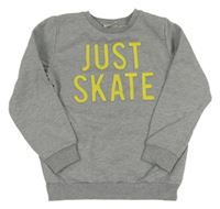 Sivá melírovaná mikina s 3D nápisom LC Waikiki