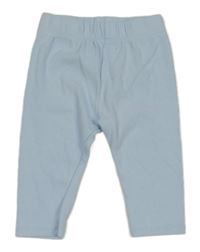 Světlemodré žebrované legíny Matalan