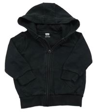 Čierna prepínaci mikina s kapucňou F&F