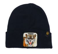 Tmavomodrá čepice s tygrem