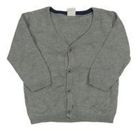 Sivý melírovaný prepínaci sveter H&M
