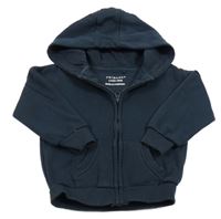 Tmavomodrá prepínaci mikina s kapucňou Primark