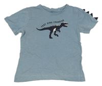 Modré tričko s dinosaurem Topolino
