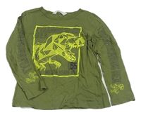 Khaki triko s dinem H&M