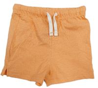 Pomerančové bavlnené kraťasy M&S