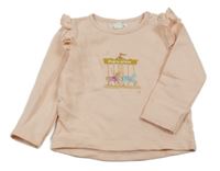 Marhuľová mikina s kolotočem Pocopiano