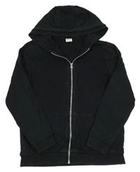 Čierna prepínaci mikina s kapucňou F&F