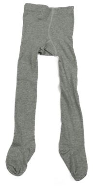 Sivé melírované pančuchy H&M