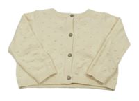 Smotanový vzorovaný prepínaci ľahký sveter Next