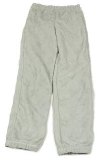 Svetlosivé plyšové tepláky s hviezdami Tu