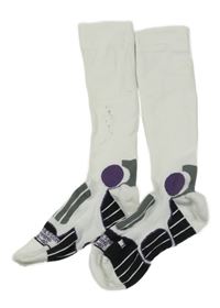 Bílo-fialové fotbalové štulpny