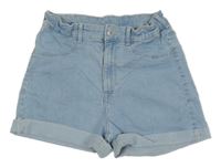 Svěltemodré riflové kraťasy H&M