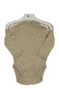 Nové - hnědé puntíkaté body H&M