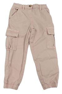 Svetloružové cargo cuff rifle Matalan