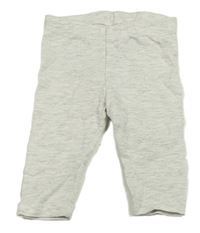 Světlešedé melírované legíny H&M