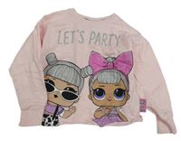 Růžové puntíkaté triko - LOL Primark