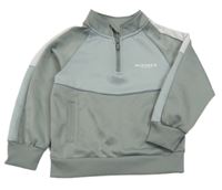 Svetlošedá -biela športová mikina s logom McKenzie