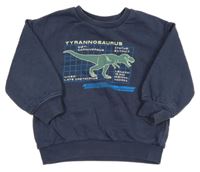 Šedomodrá mikina s dinem M&S