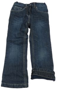 Tmavomodré podšité flare rifle C&A