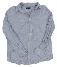 Modro-biela pruhovaná košeľa C&A