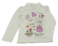 Smetanový rolák s obrázky C&A