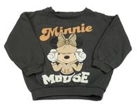 Antracitová mikina s Minnie Disney