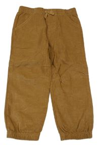 Hnedé cuff manšestráky