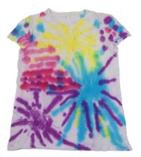 Farebné batikované tričko F&F