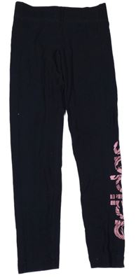 Černé legíny s logem Adidas