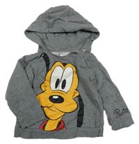 Sivá mikina s Plutem a kapucňou C&A