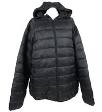Dámska čierna šušťáková zimná bunda s kapucňou zn. Primark