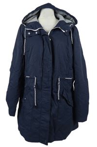 Dámský tmavomodrý šusťákový jarní kabát Street One 