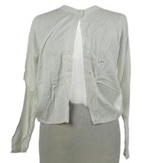 Dámsky biely prepínaci crop sveter M&S