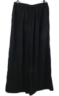 Dámské černé palazzo kalhoty Cider 