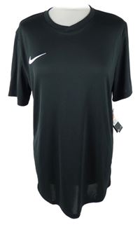 Nové - Pánske čierne športové funkčné tričko Nike