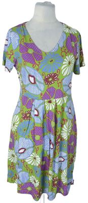 Dámské limetkovo-barevné květované šaty Joe Browns 