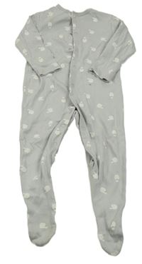 Světlešedý overal s ovcemi