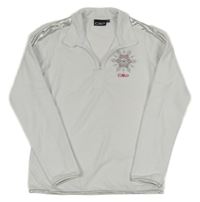 Biela fleecová mikina s vločkou CMP