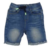 Modré teplákové riflové kraťasy Esprit