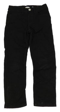 Černé elastciké skinny kalhoty H&M