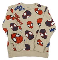 Béžová mikina so Spider-manem Primark