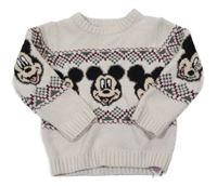 Smotanový sveter s Mickeym Primark