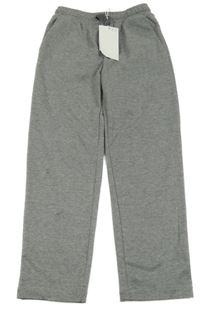 Nové - Šedé vzorované teplákové kalhoty 