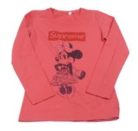 Ružové tričko s Minnie