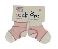 Nové - Růžové návleky na ponožky 