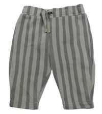 Šedé pruhované tepláky Primark