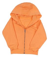 Neónově oranžová prepínaci mikina s kapucňou Nutmeg