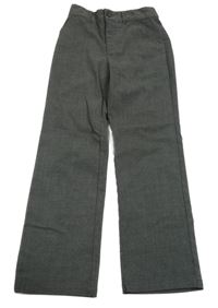 Šedo-černé vzorované společenské kalhoty Monsoon