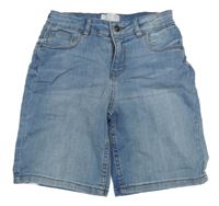 Světlemodré riflové kraťasy Fat Face 