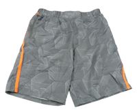 Sivé vzorované športové kraťasy Kalenji